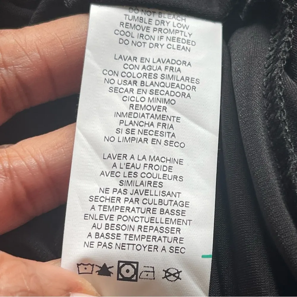 NICOLE MILLER | Black Tiered Babydoll Mini Dress Sz L - Image 9