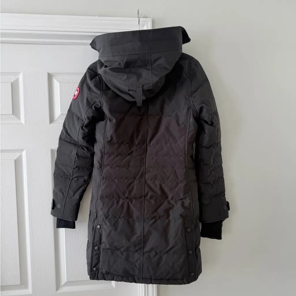 Canada Goose Lorette Parka Black Size Small - Image 2