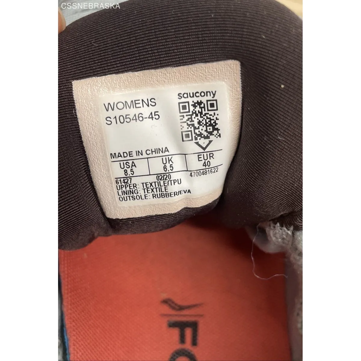 Saucony Womens Triumph 17 Running Shoes Sneakers Blue Orange Athletic - Size 8.5 - Image 11