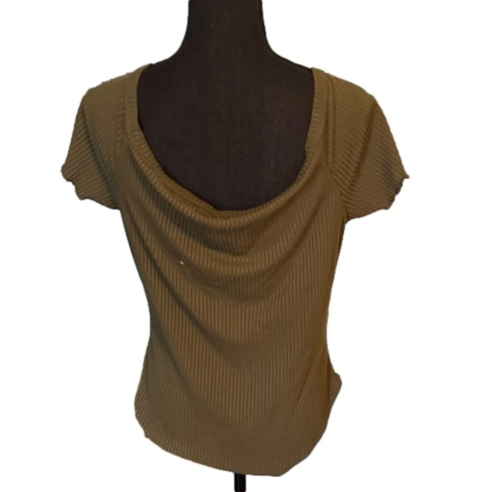 Iris Green Short Sleeve Bodysuit | Minimalist Style | Size 1X - Image 3