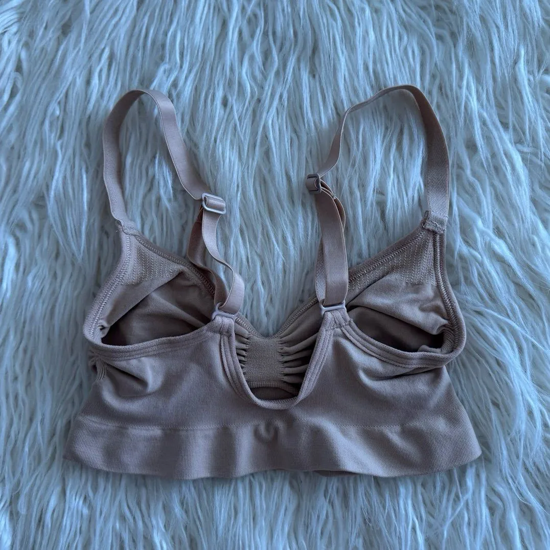 Skims Seamless Sculpt Bralette Clay Size Small - Image 5