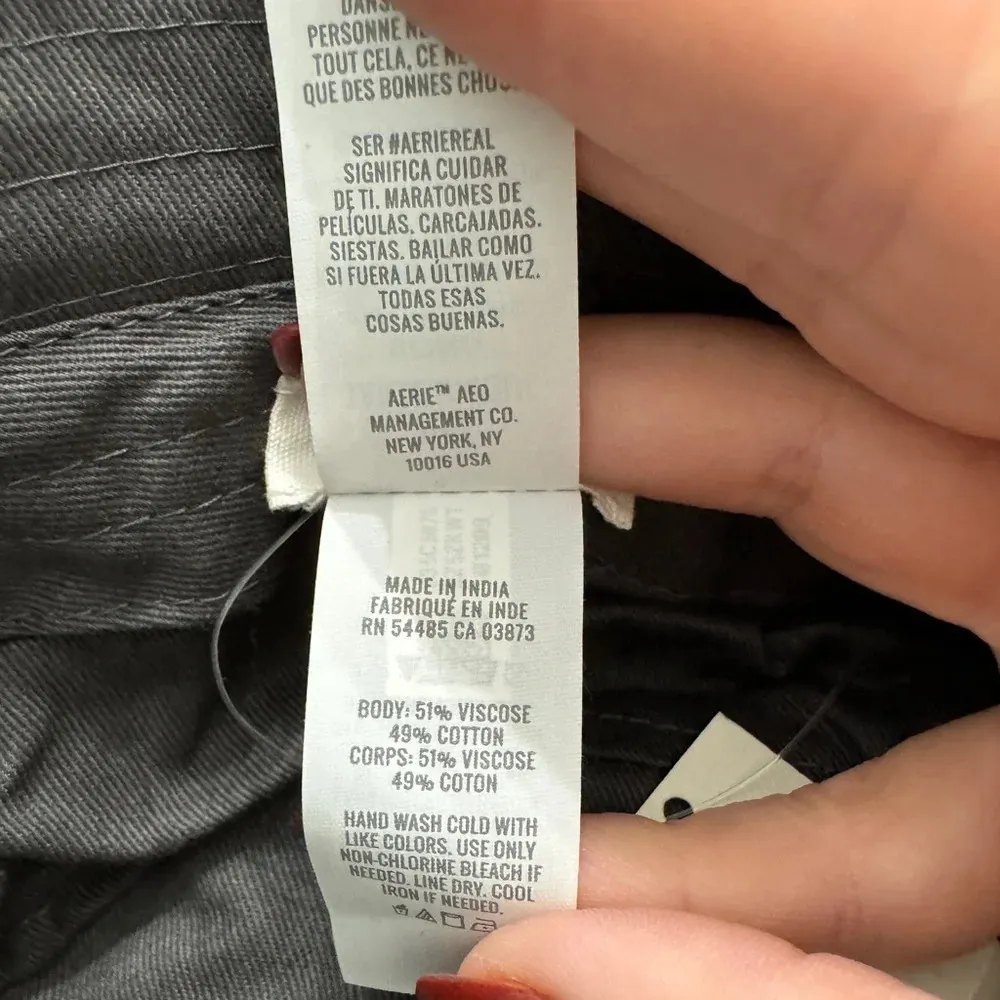 AERIE NWT Blue Gray Plaid Bucket Hat Woman’s One Size Fisherman Style‎ - Image 6