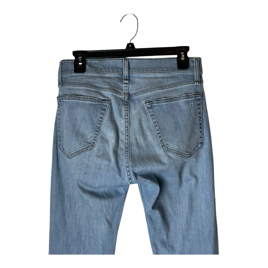 Rag & Bone Jeans Women 29 Blue Euclid Light Wash Fit 1 Extra Slim Fit Button Fly - Image 4
