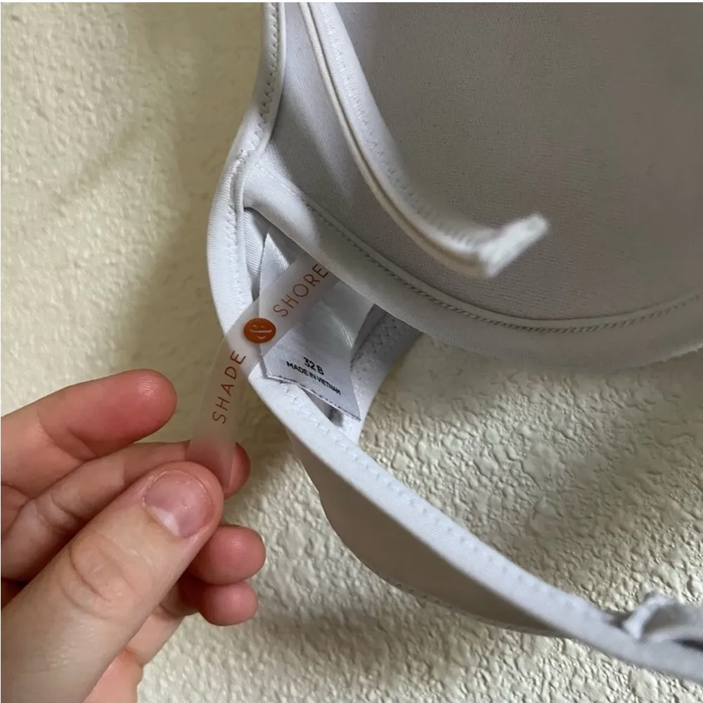 Shade and Shore Women's Off White Push Up Bikini Swimsuit Set Size 32B - Small - Image 6