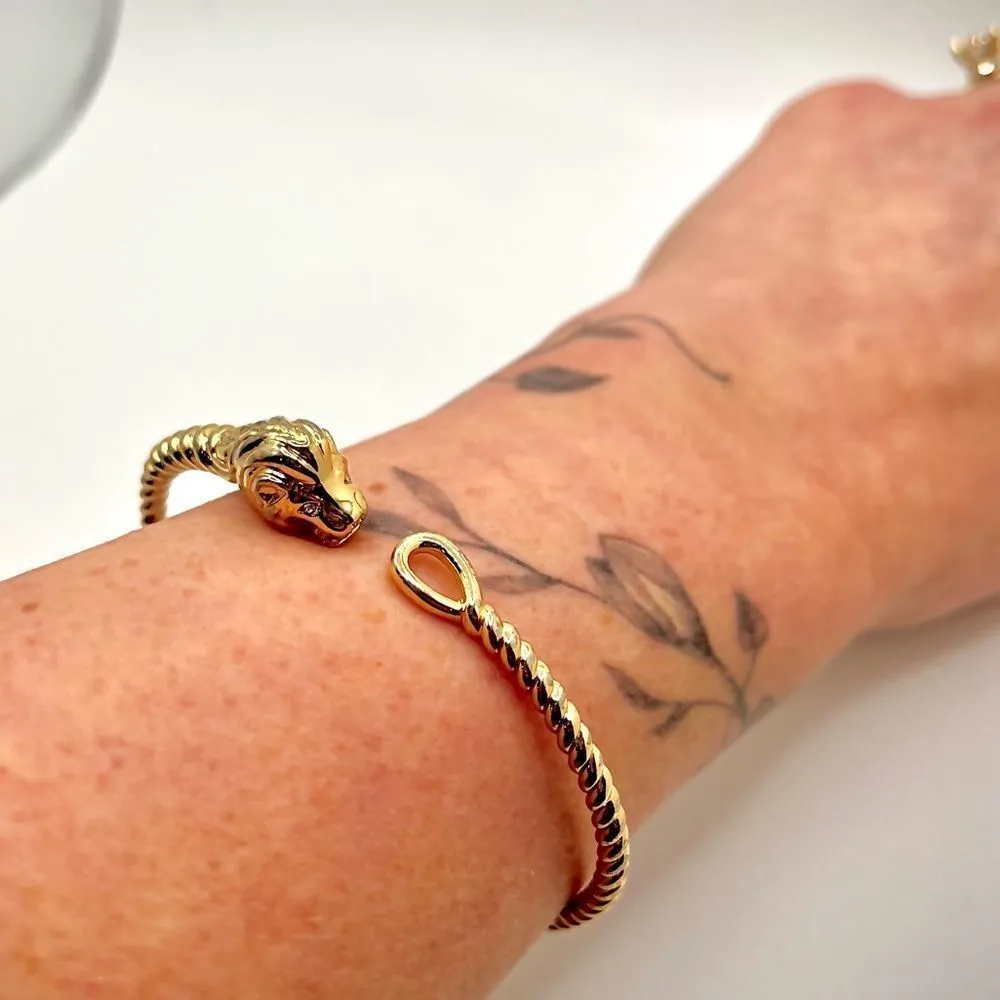 Stella & Dot Lion Head jewel eye bracelet - Image 5