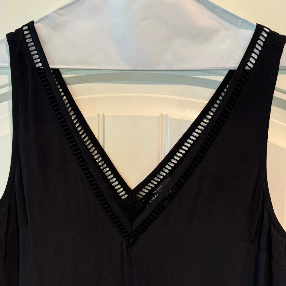 Lucky Brand NWT  Black Viscose Jumpsuit - Image 3