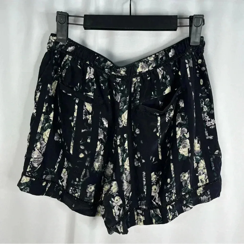 Club Monaco Ellery Silk Floral Shorts Size 2 - Image 4