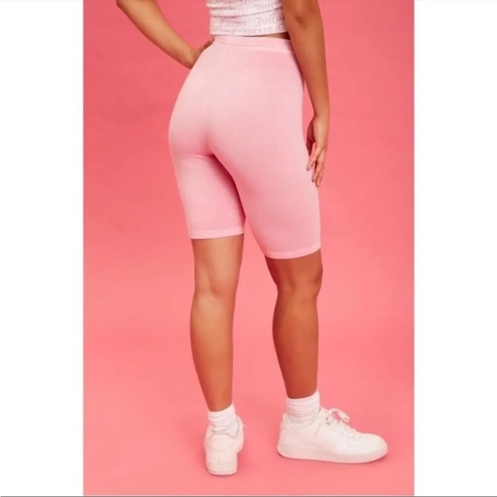 Forever 21 x Juicy Couture Collab Biker Short 3X Women’s Pink Black EUC - Image 7