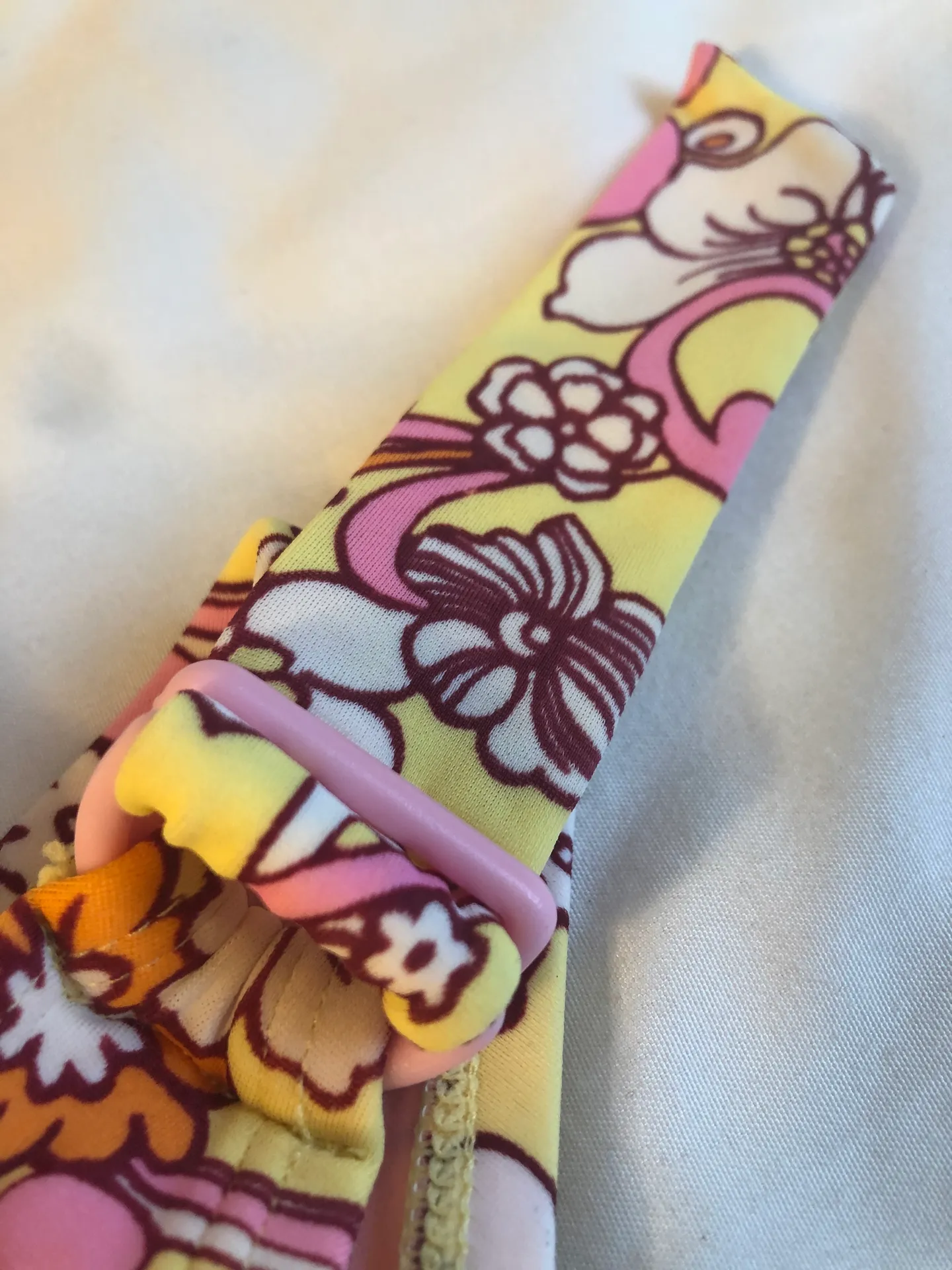 Yellow Floral Bikini Bottoms Size XS - Image 3