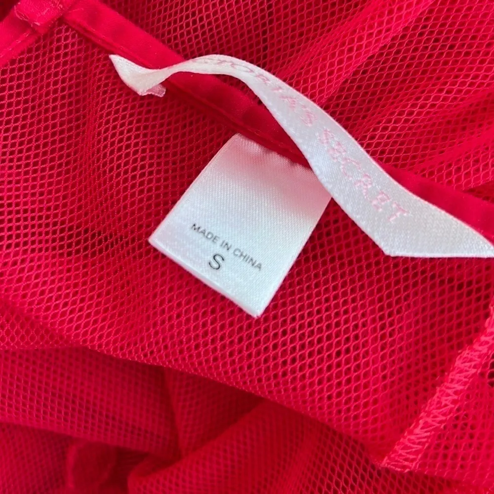 Victoria’s Secret Sexy Cherry Fishnet Slip - Image 3