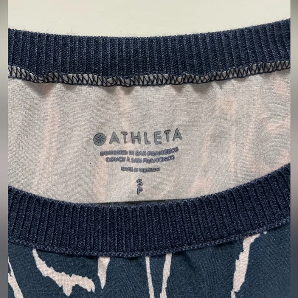 ATHLETA Printed Rincon Dress Voyage Orchid Pink Blue 103 - Image 7