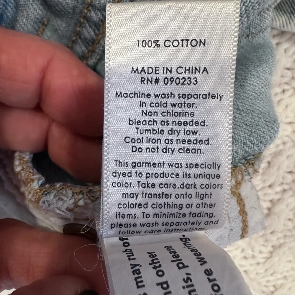 PacSun WOMENS  Blue Jean MOM Shorts High-Waisted 26 - Image 10