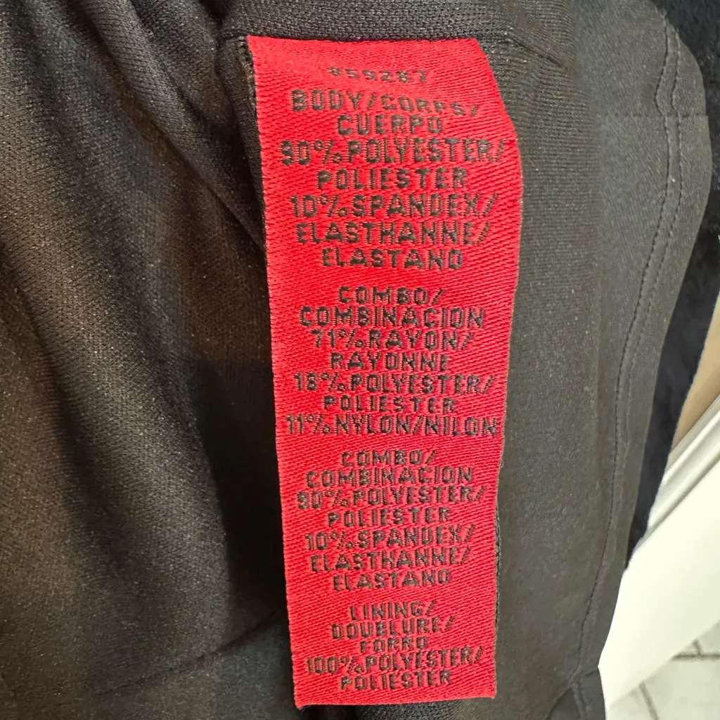 JS Collections Black Gold Lace Shimmer Cocktail Party Dress Whimsigoth Size 12 - Image 11