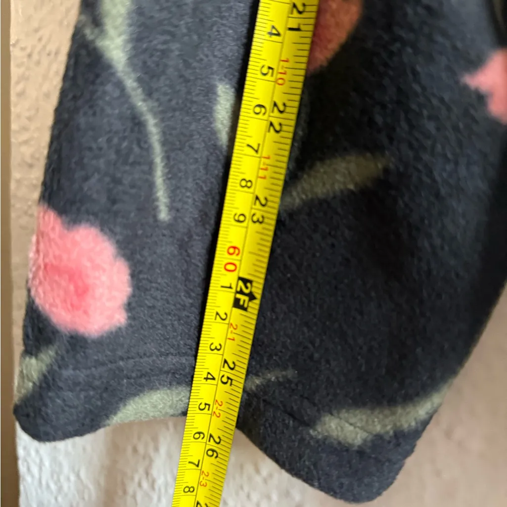 O’Neill XL Floral Fleece Hoodie Pullover Jacket - Image 12