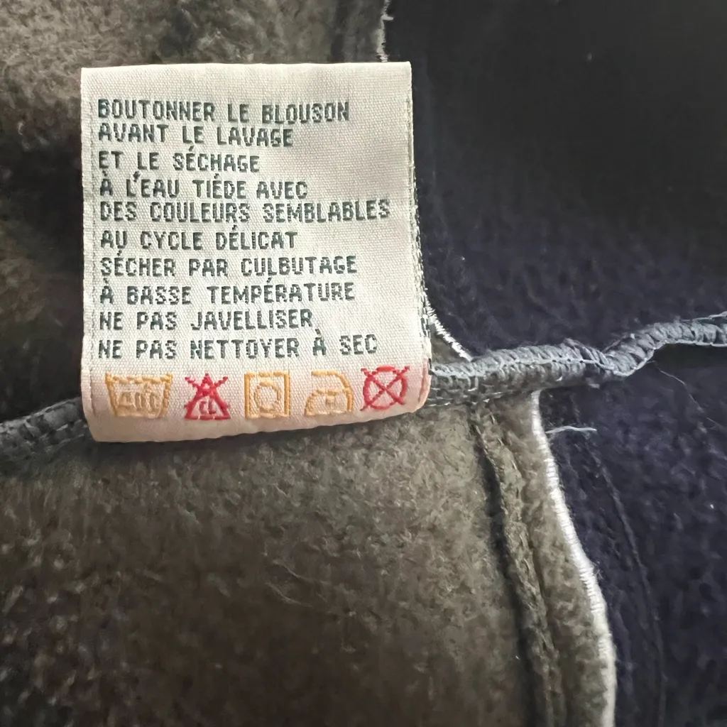 Vintage Northern Refections Embroidered Fall Scene Button Up Jacket. SZ. M Blue Size M - Image 9