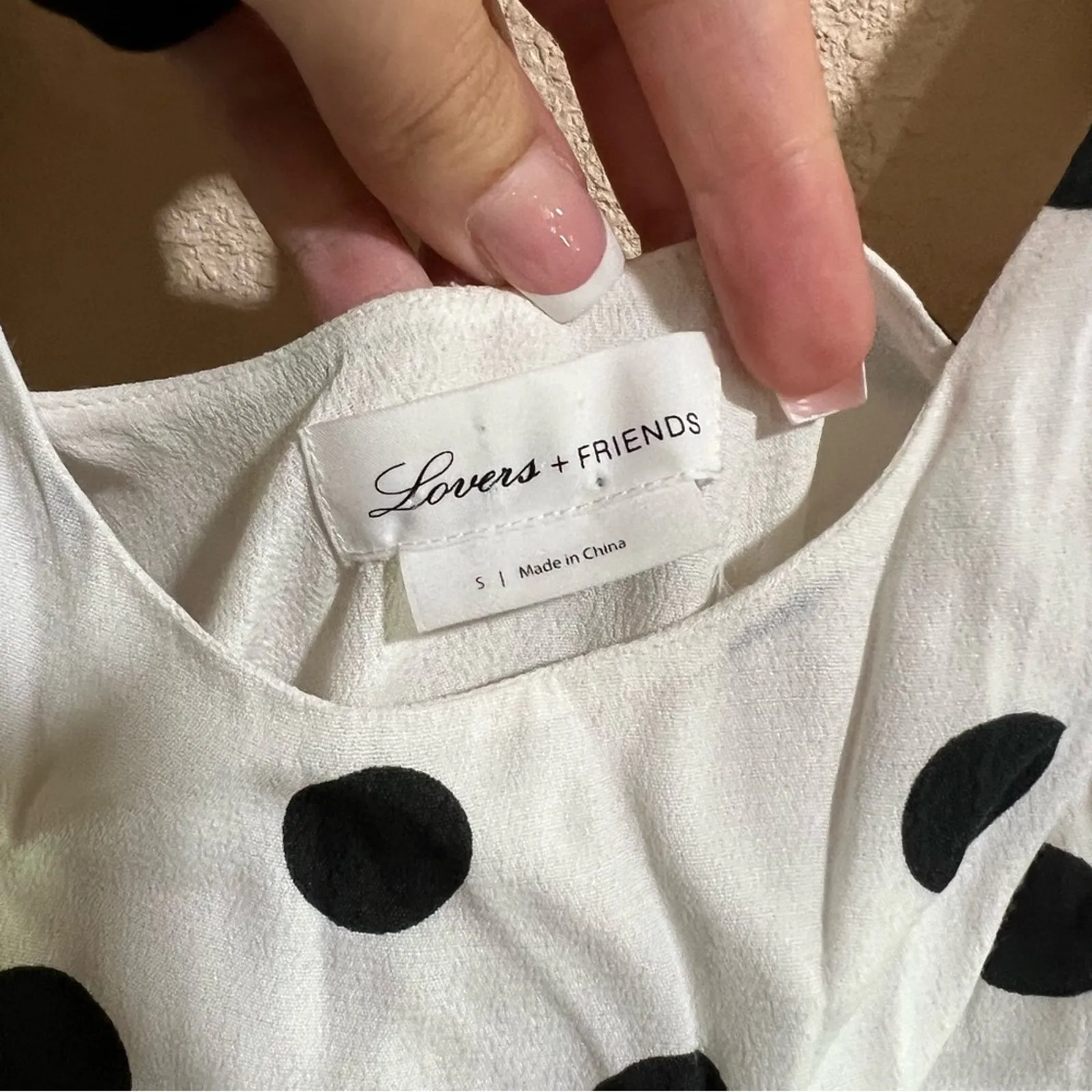 Lovers + Friends Janice white black polka dot jumpsuit - Image 10