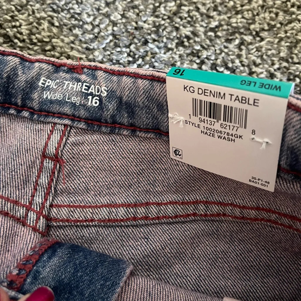 New Epic Threads purple acid washed Wide - Image 2
