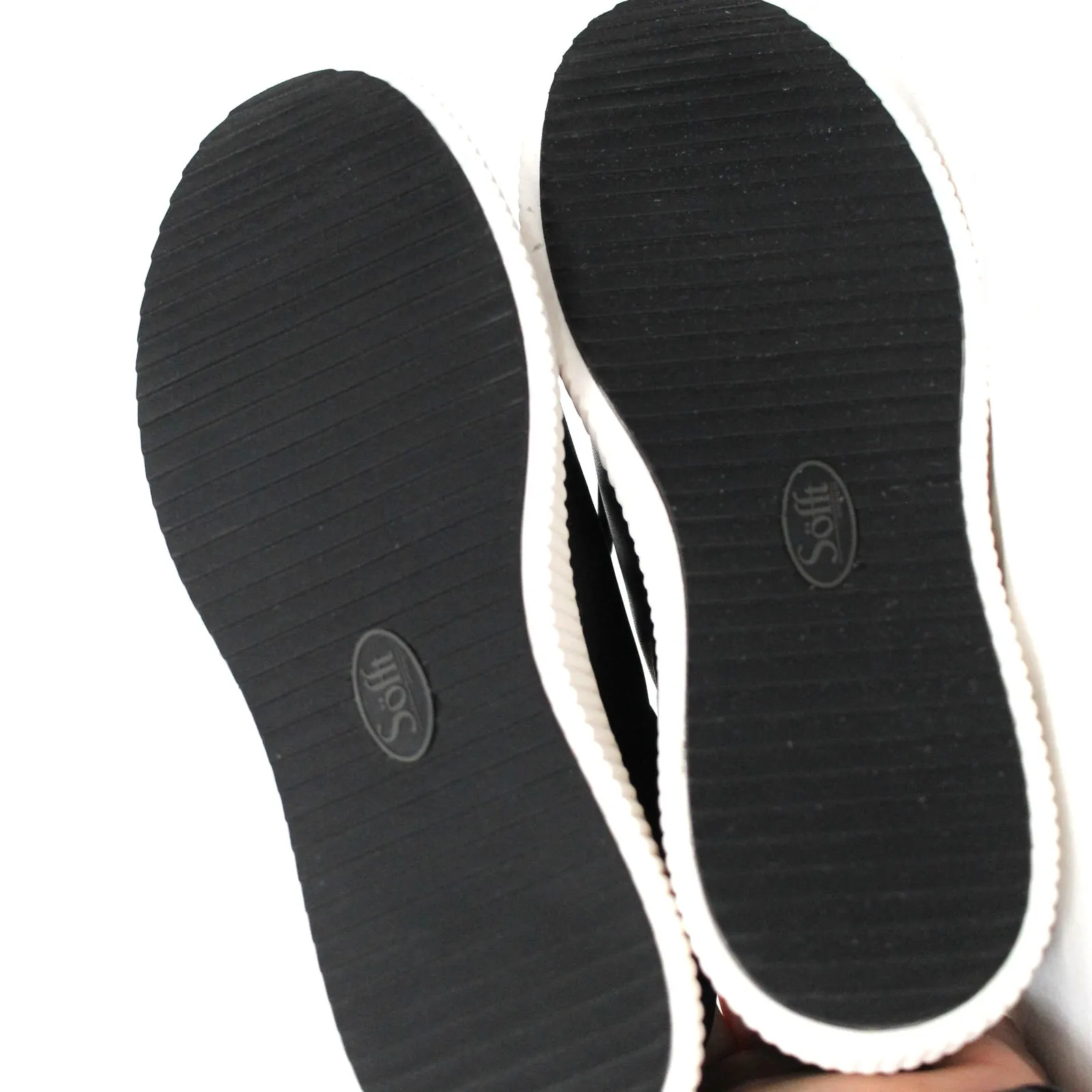 Sofft Women's Fianna Leather Sneaker Size 8.5 NIB Y2K Black - Image 5