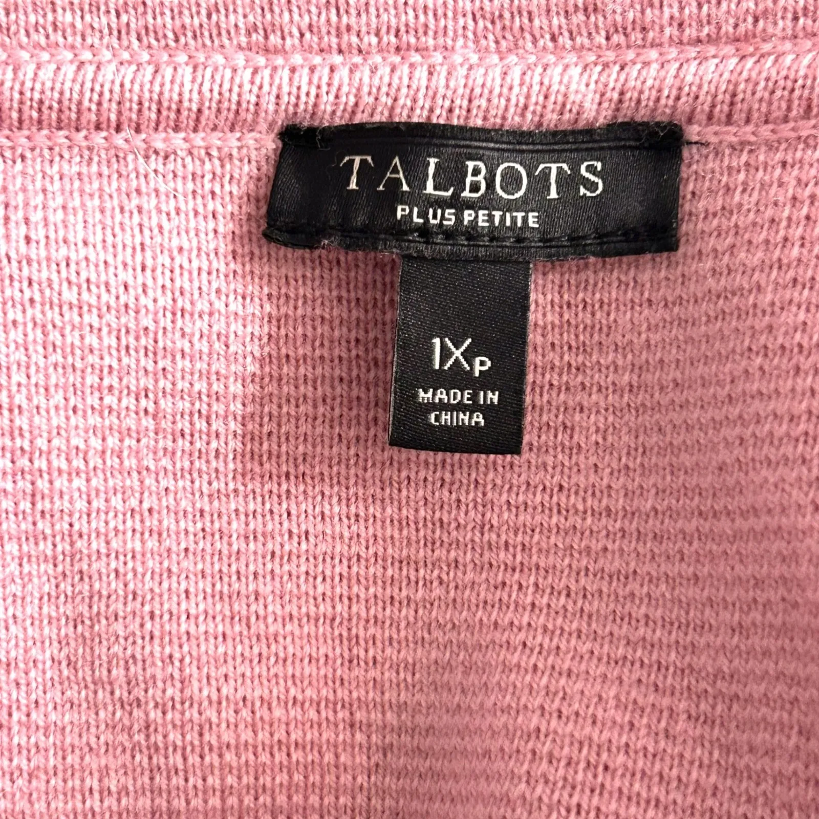 Talbots Merino Wool Blazer Cardigan Pink 1XP - Image 7