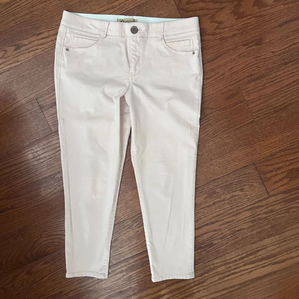 Democracy Absolution Pink Ankle Length Soft Denim Jeans Size 14 Women's Jeans - Image 11