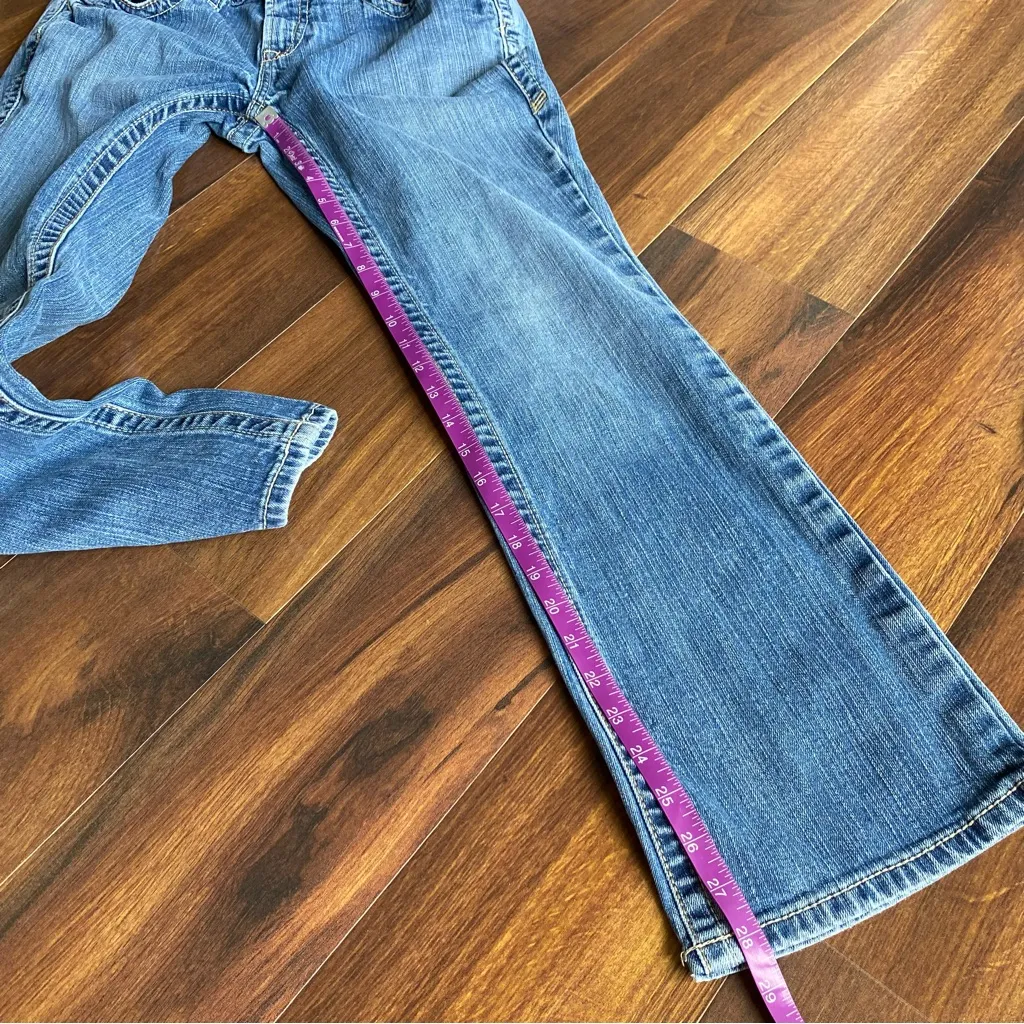 Ariat FR Mid Rise Boot Cut Jeans Flame Resistant Medium Wash - Image 8