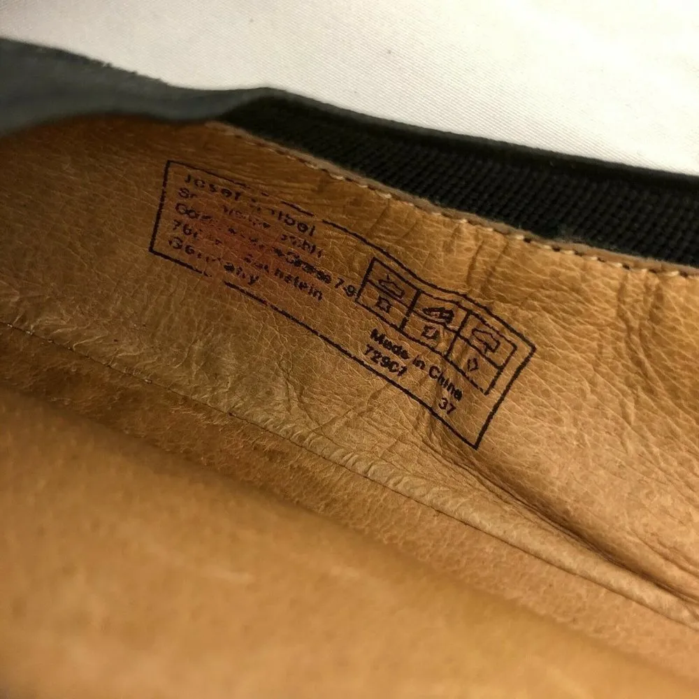 Josef Seibel Womens Ballet Flats Leather Slip On 6 Gray - Image 6