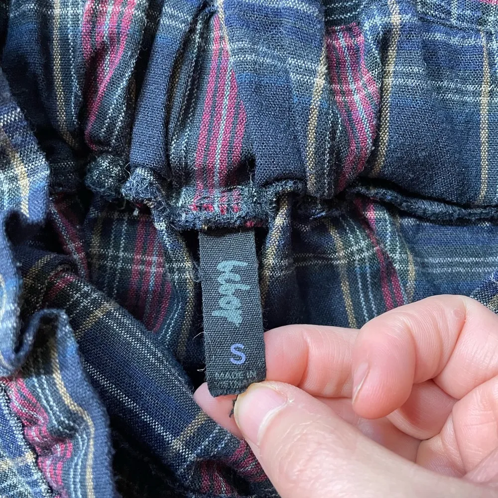 Buckle Bebop Plaid Paperbag Mini Skirt - Size Small - Image 6