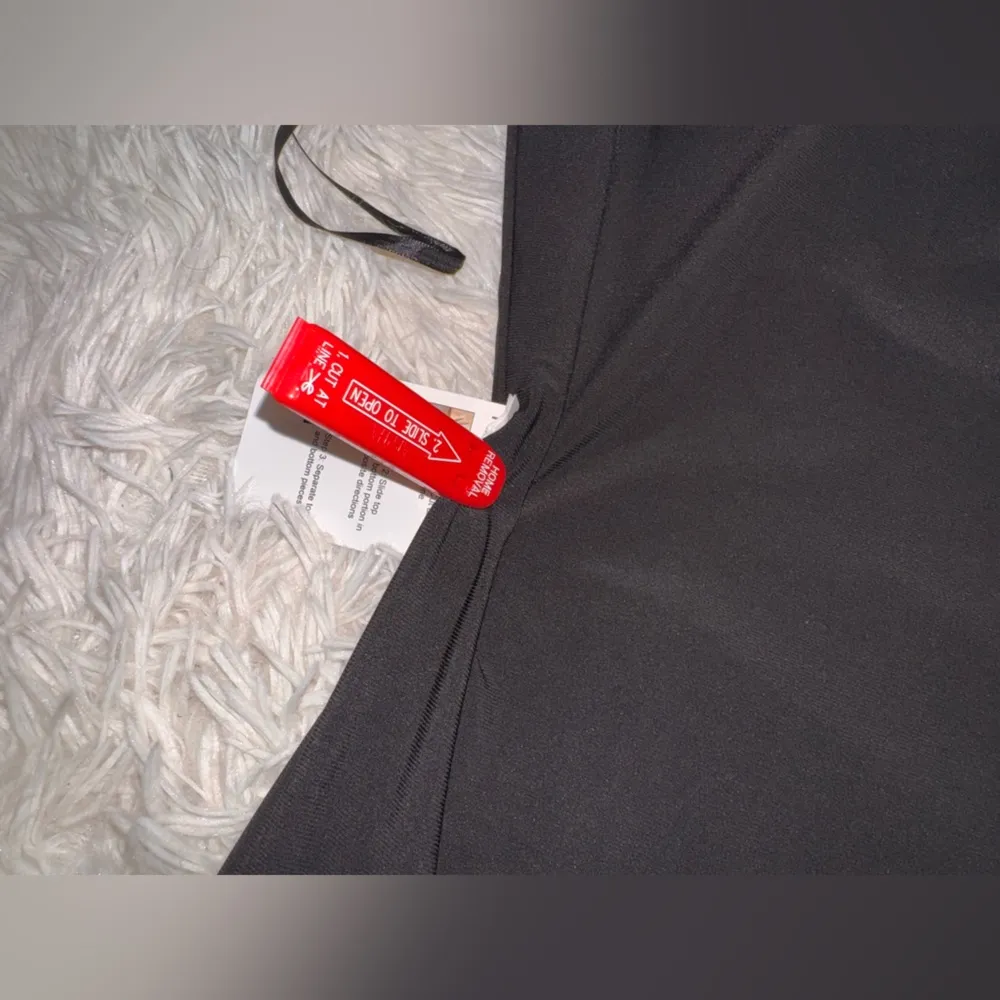 NWOT MAC DUGGAL 41018I High Neck Jewel Collar With Slit black Gown Sz 10 - Image 6