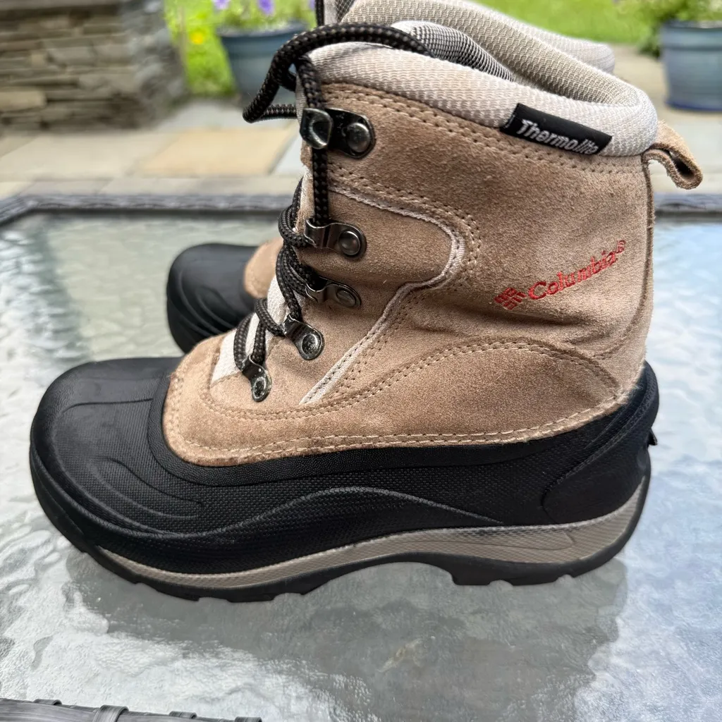 Columbia Boots Women's Sz 5.5 Water Resistant Trail Hiking Thermolite High Top - Image 3