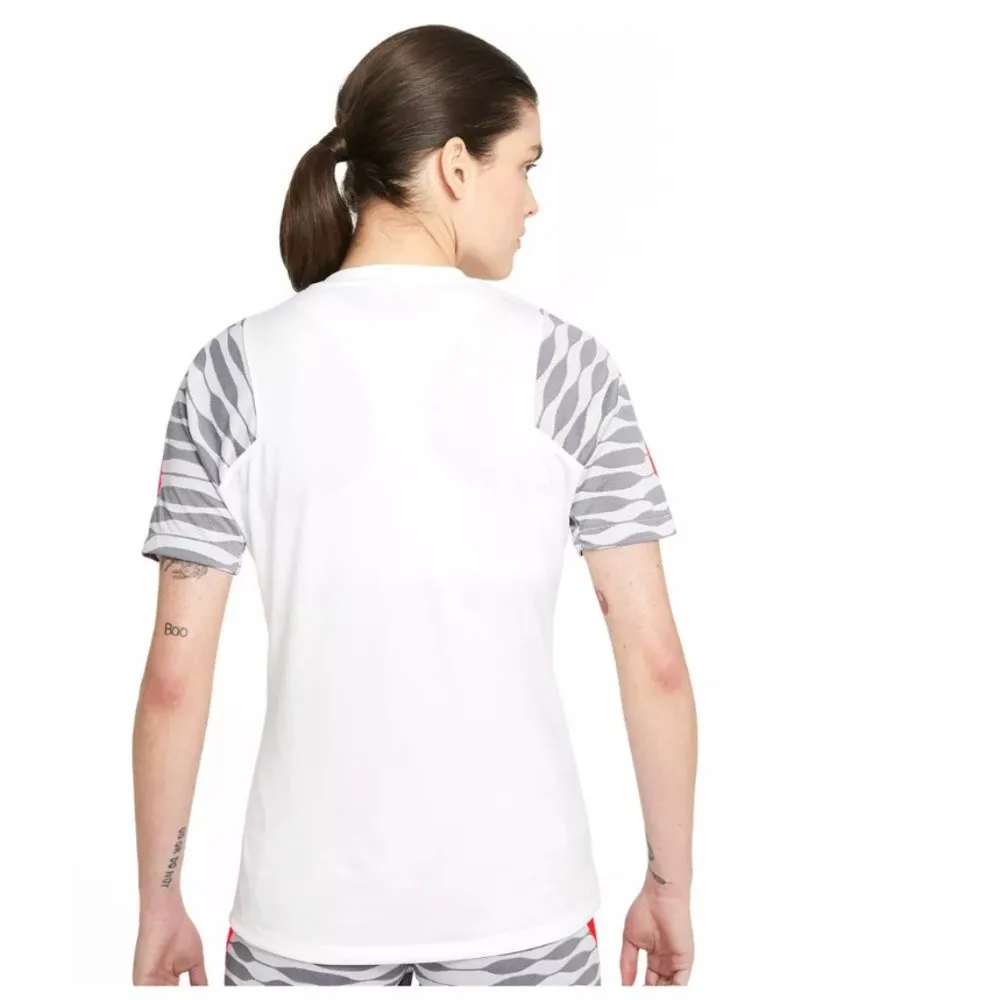 NWT Nike Dri Fit Strike Football Soccer White Grey T-Shirt - Image 6