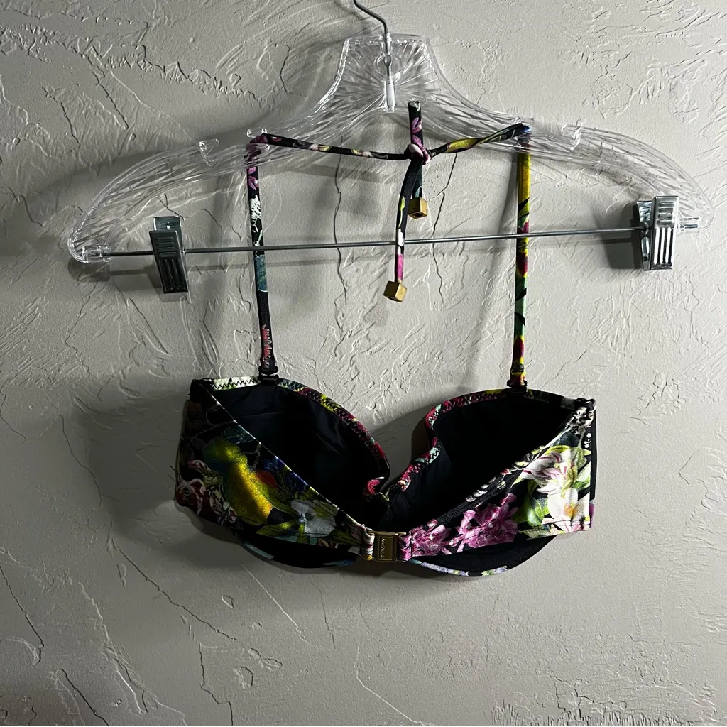 Flourishing Floral Tropical Balconette Bikini Top - Image 7