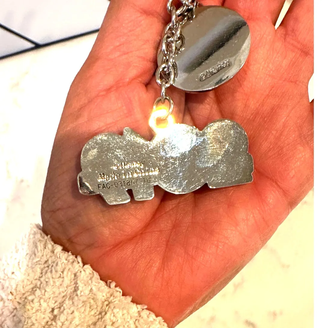 Disney Parks Walt Disney World Four Parks dangle keychain 2019 silver tone - Image 4