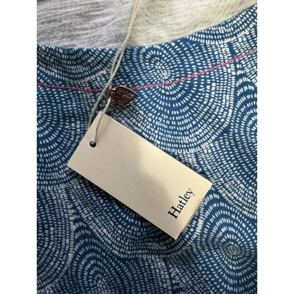 Hatley‎ Women Size XL/T GLucy Scallop Beach Wear Blue Pink 3/4 Sleeve Dress - Image 10