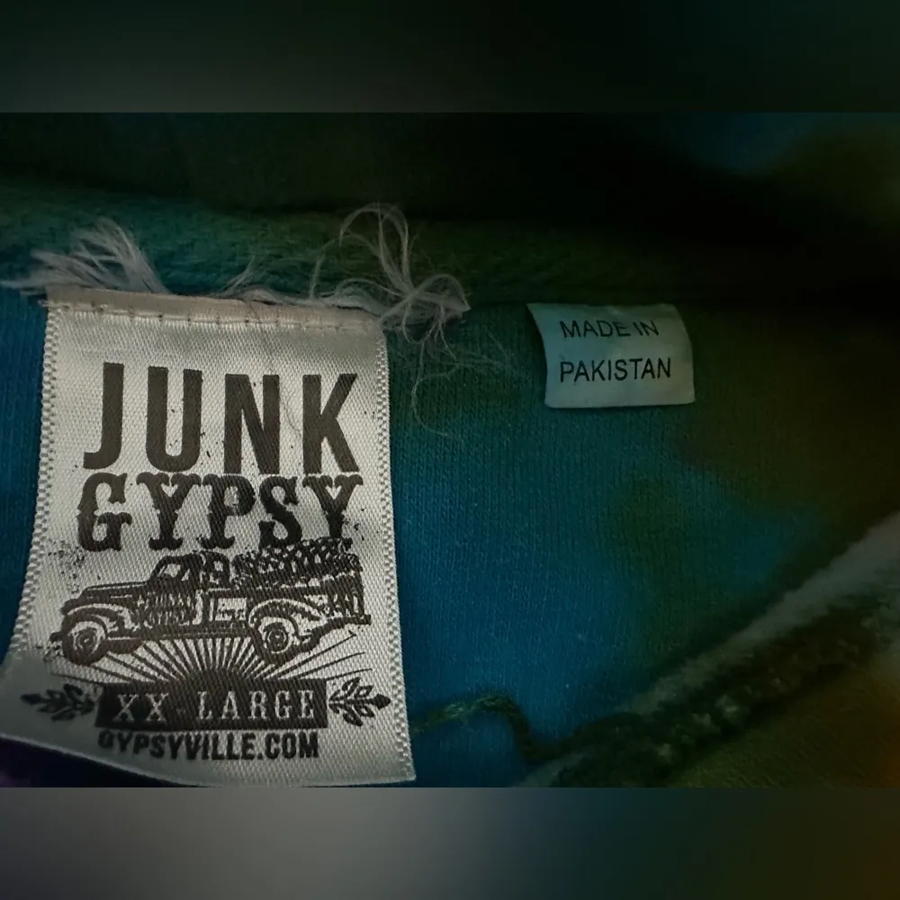 Junk Gypsy Colorful Tie-Dye Hoodie (798) - Image 13