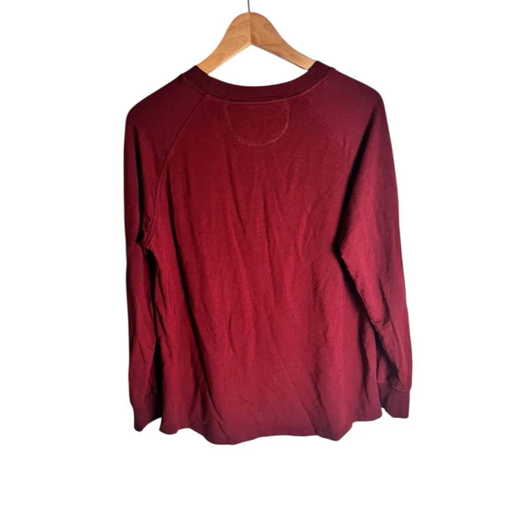 LAKE Relax Pants Set in Burgundy S Red - Image 3