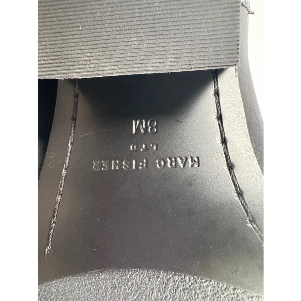 Marc Fisher LTD Hilaria Women’s Sz 8 Black Leather Snakeskin Western Boots - Image 12