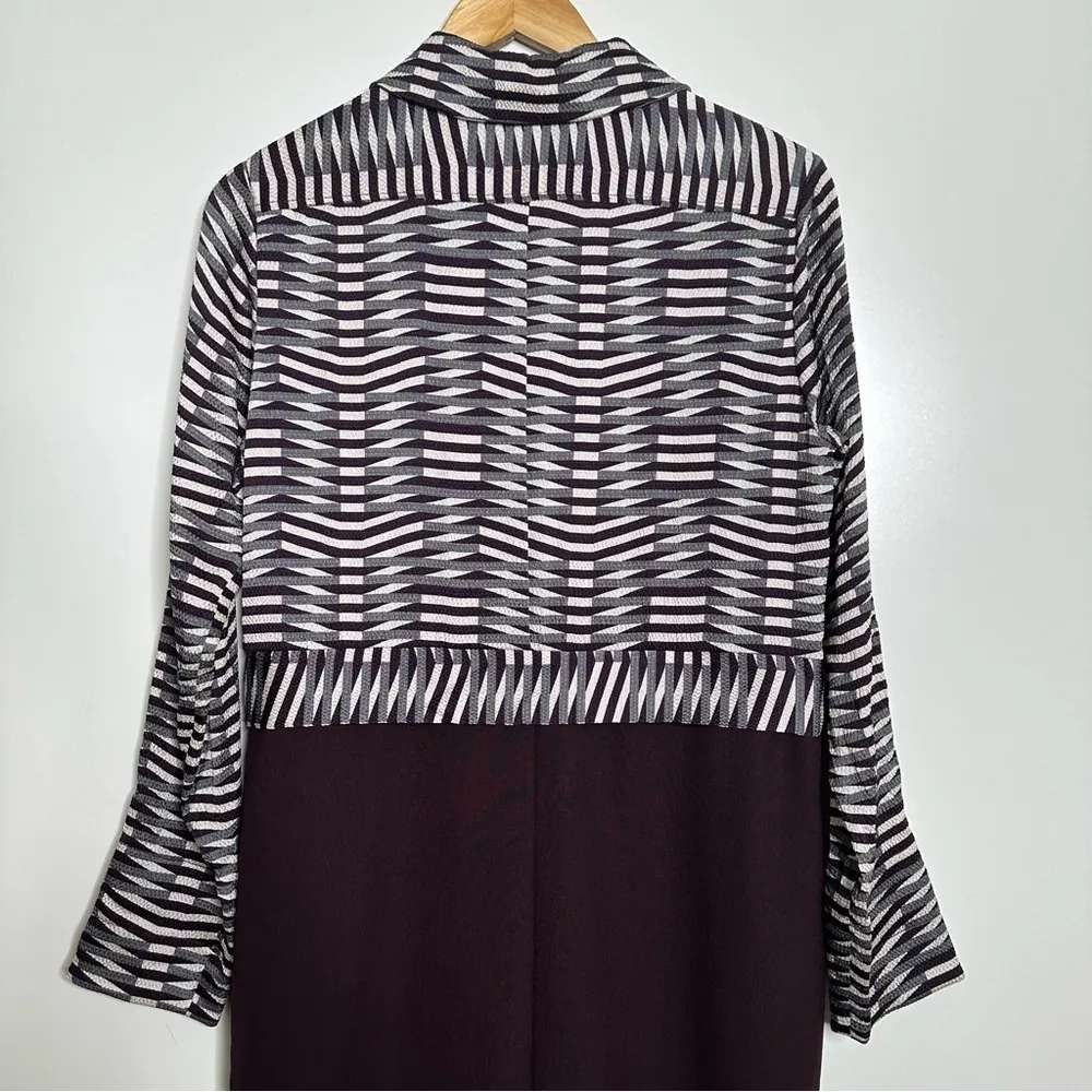 Piazza Sempione Wool Blend Long Sleeve Dress Size EU 40 - Image 10