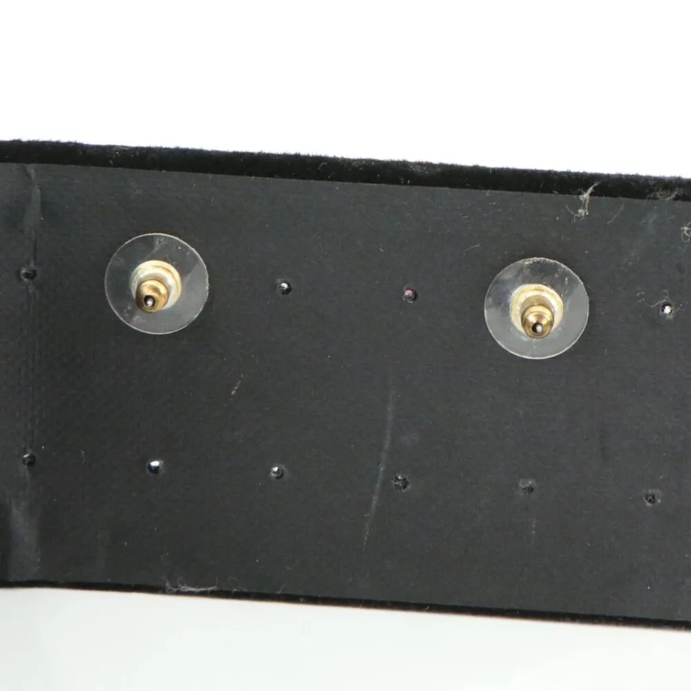 Betsey Johnson Black Puff Heart Pink Wrapped Rhinestone Hoop Earrings - Image 4