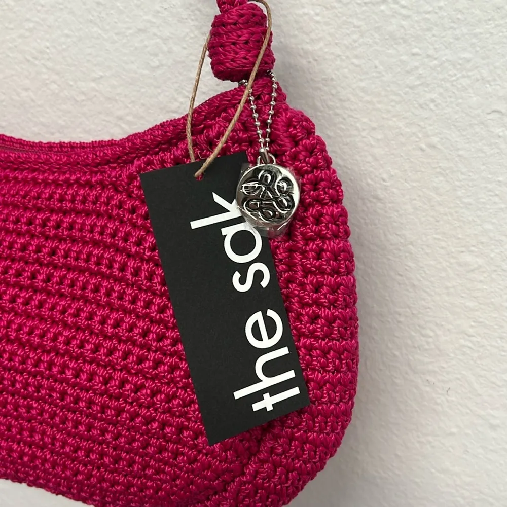 The Sak 💖🍓 Gorgeous “Josie” Shoulder Bag in Fuchsia Pink! W/ Charms 🍋🍉 - Image 3
