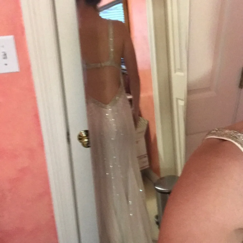 Sean Collection White beaded mermaid gown - Image 7