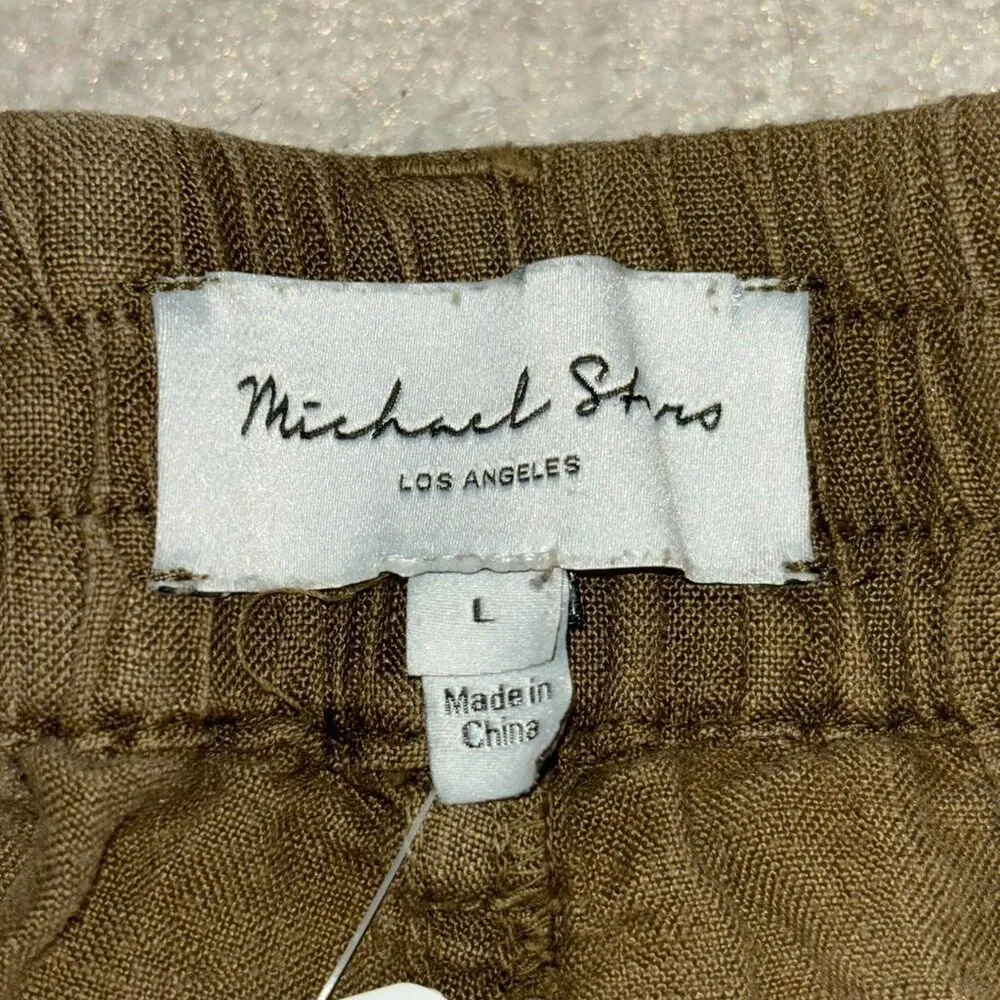 Michael Stars Bobbi Linen Cargo Pant - Image 4