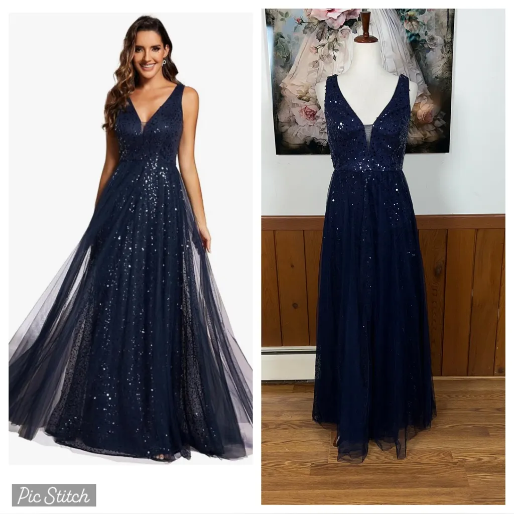 Gorgeous Ever Pretty Sequin Mesh Gown! - Image 2