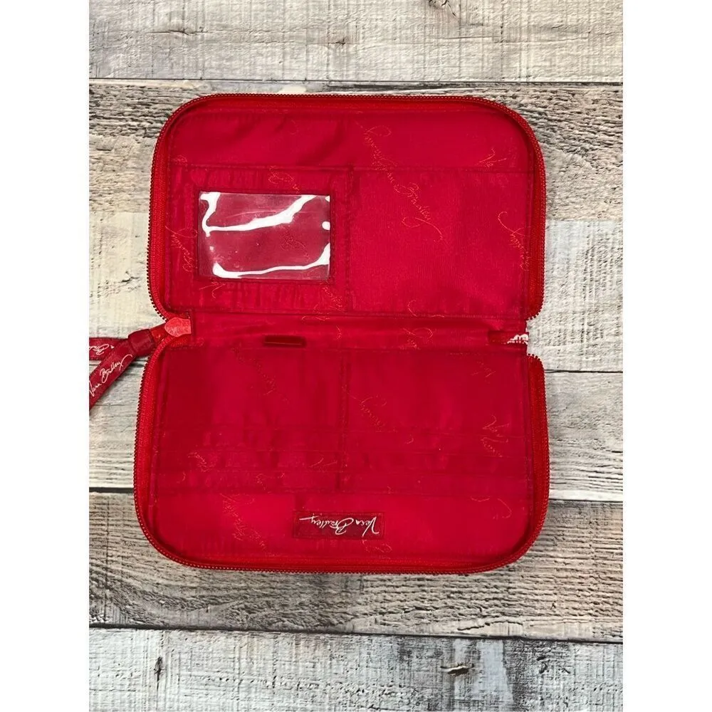 Vera Bradley "Nantucket Red"‎ Hope Toile Hidden Wristlet Wallet Quilted Fabric - Image 5