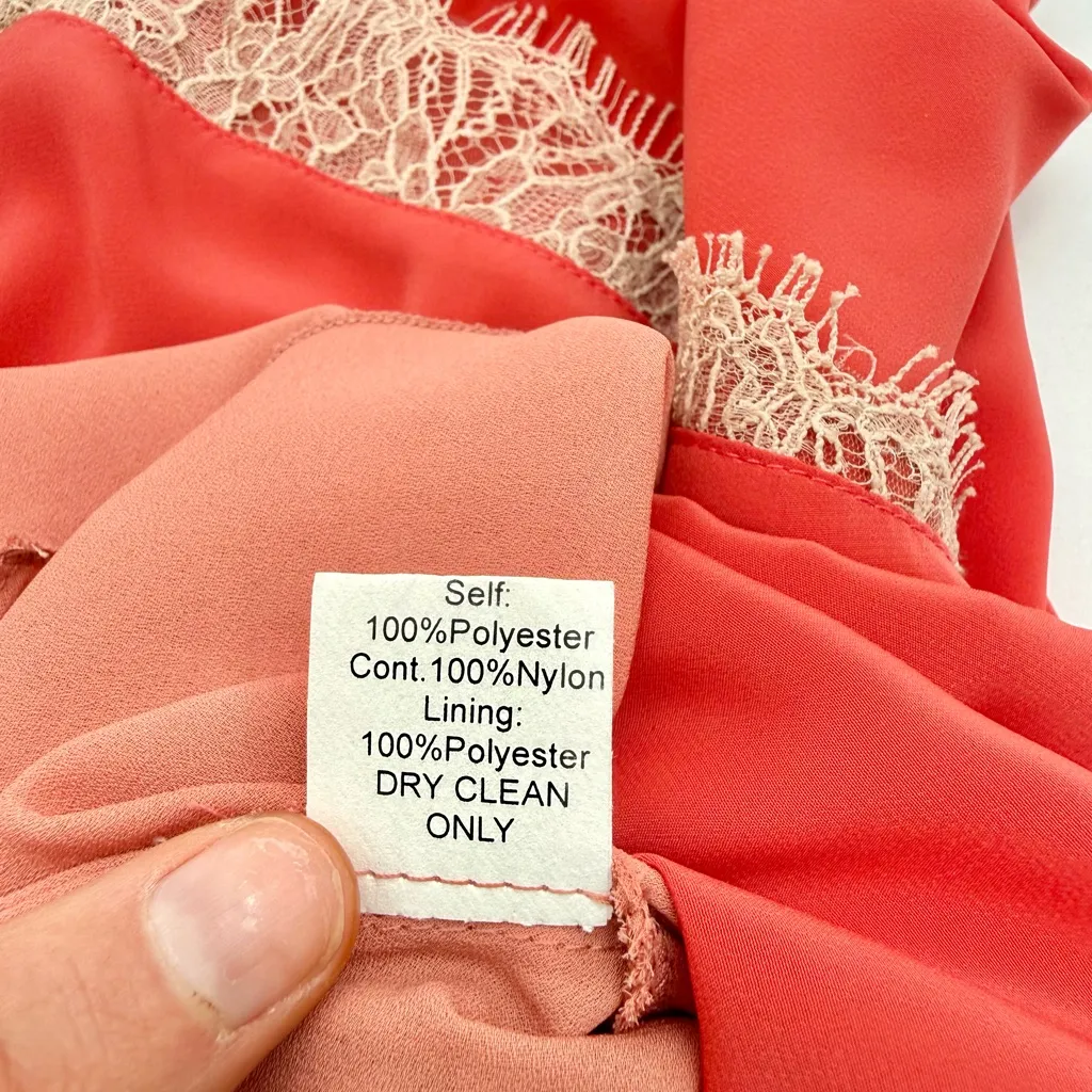 Bailey 44 Red Lace Babydoll Y2K Flowy Fairy Tank Women's XS - Image 4