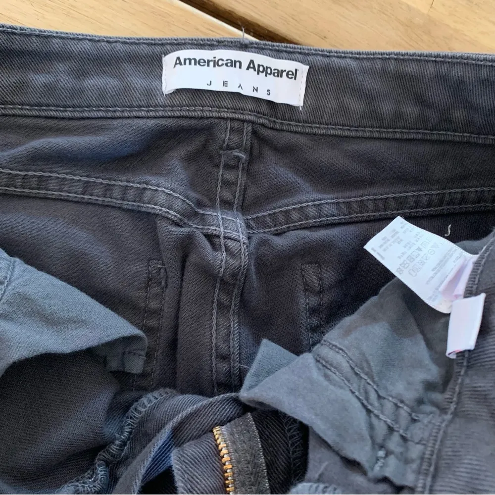 American Apparel Grey Skinny Jeans 26 - Image 6