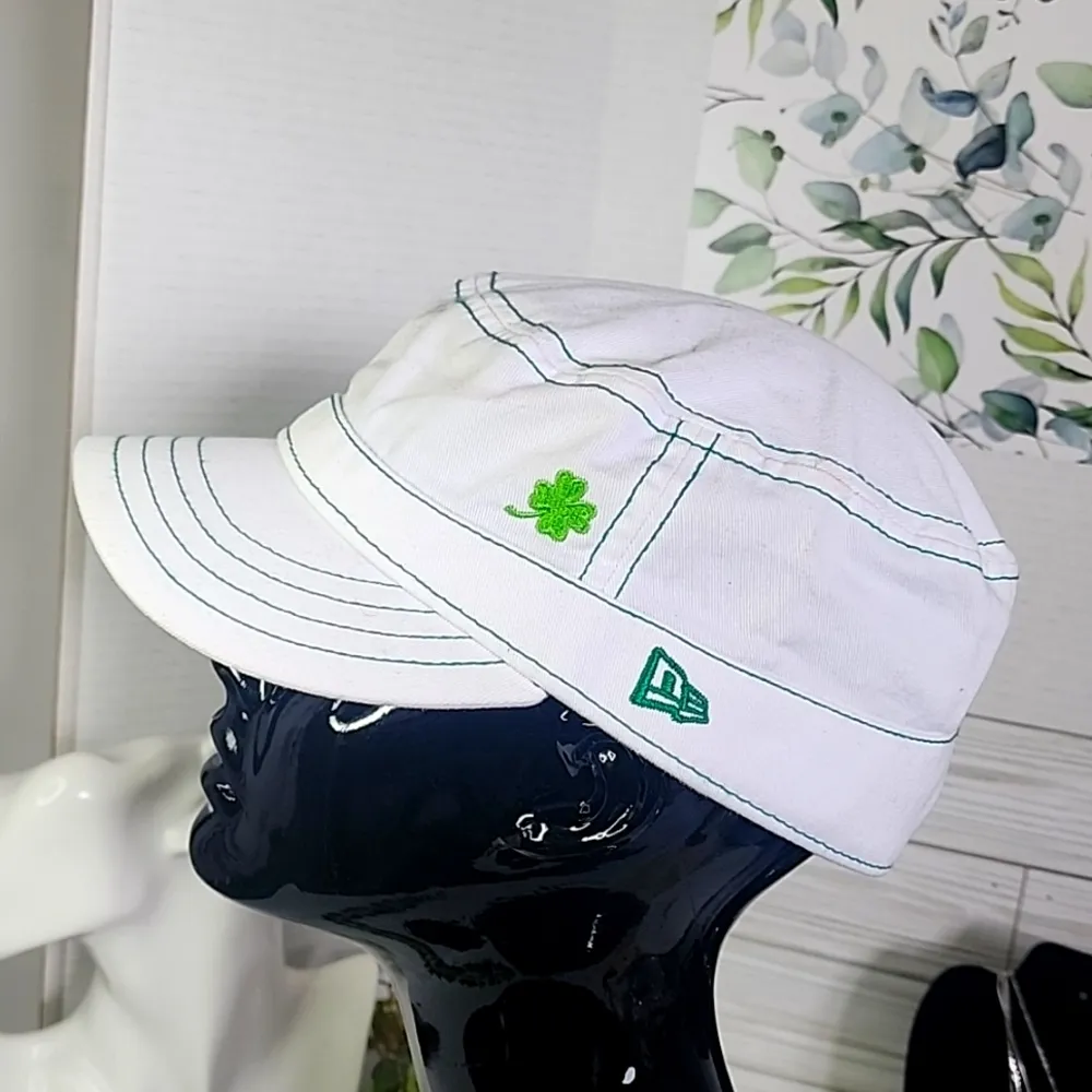 New Era Pittsburgh Steelers St. Patrick's Day Women's Chic Cadet Adjustable Hat Green - Image 3