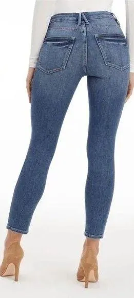 Good American Good Legs Cigarette Blue673 Jeans Size 28 - Image 2