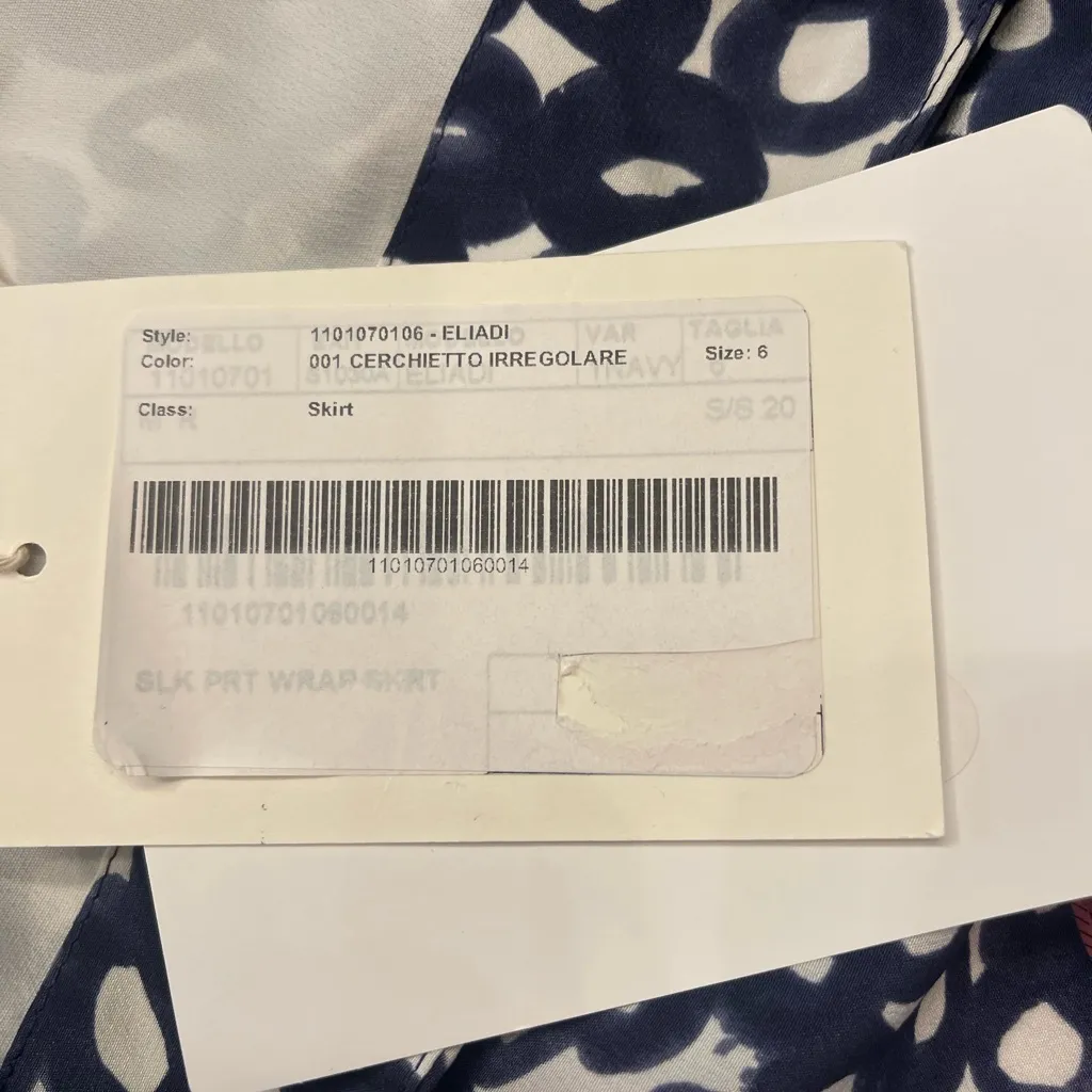 Max Mara Silk Pencil Skirt With Side‎ Ruffle Geometric Career Wear Cocktail - Image 5