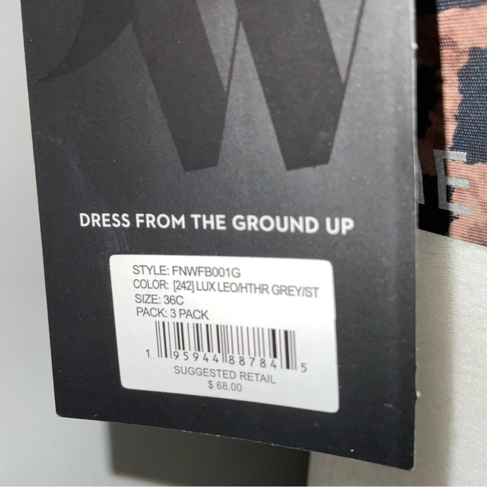 Nine West Intimates Leopard Print Bra 36C NEW  Animal Print Mobwife Dopamine - Image 7