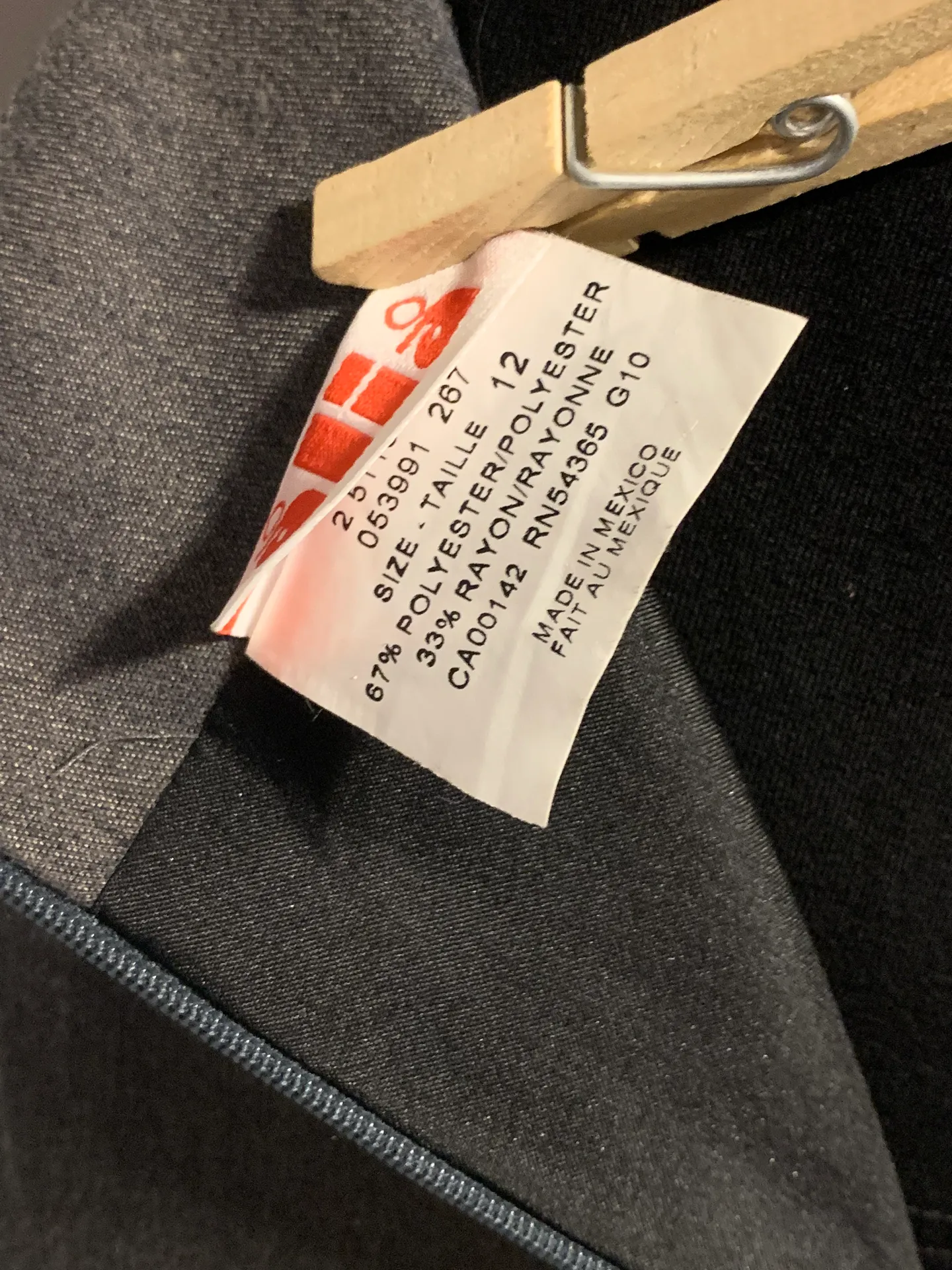 Alia Gray Pencil Skirt Size 12 - Image 7